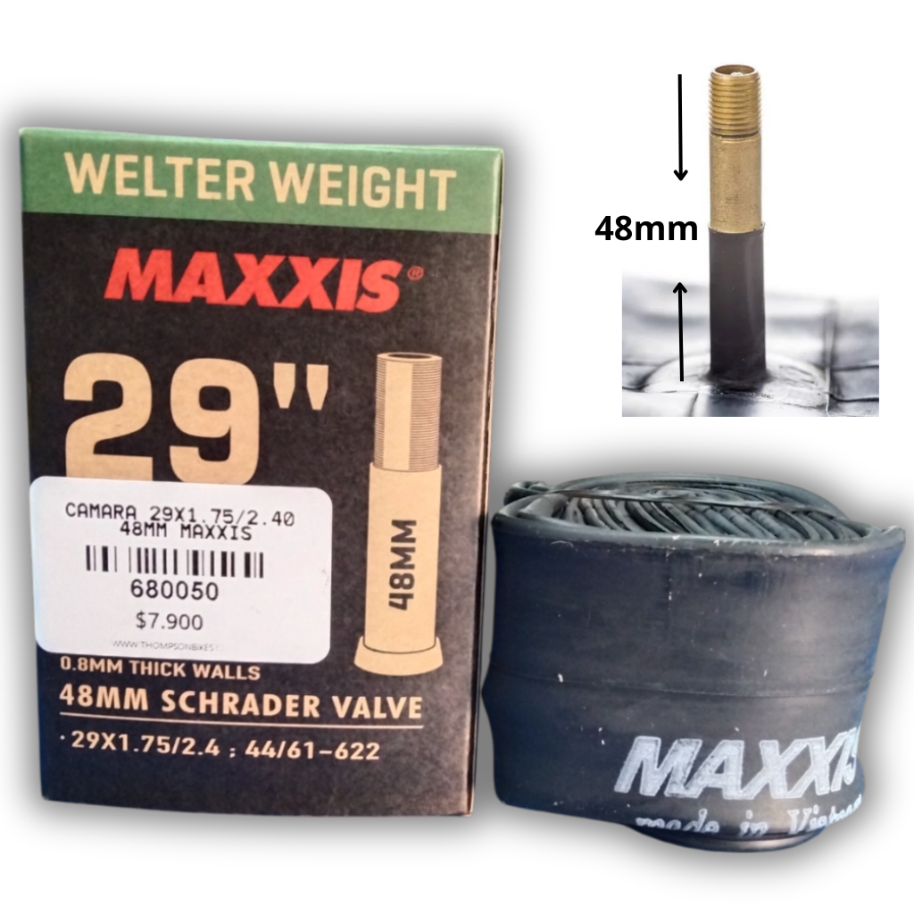 Cámara Maxxis 29x1.75/2.40 Válvula Auto 48mm