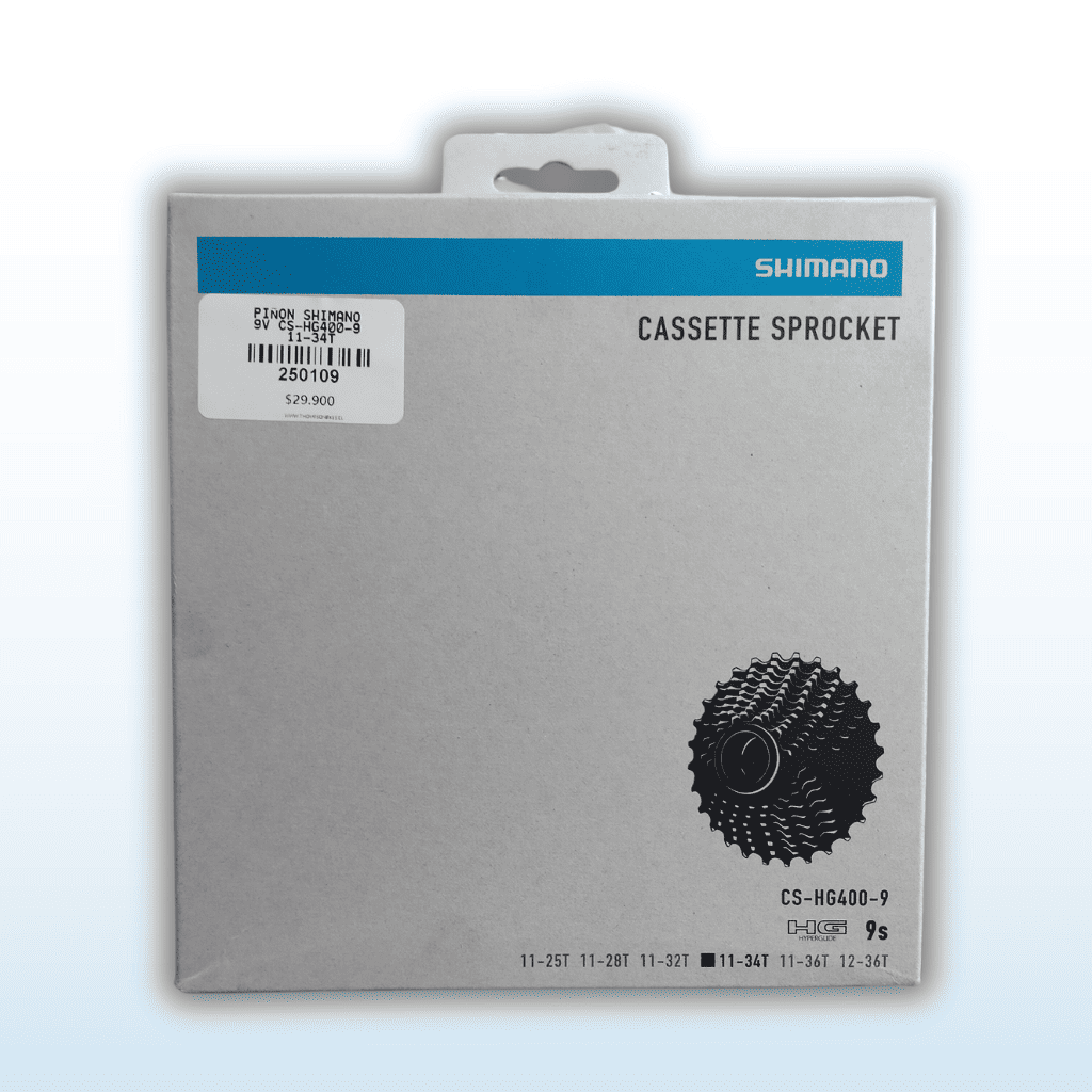Piñón Shimano CS-HG400-9 11-34T – Hyperglide 9V